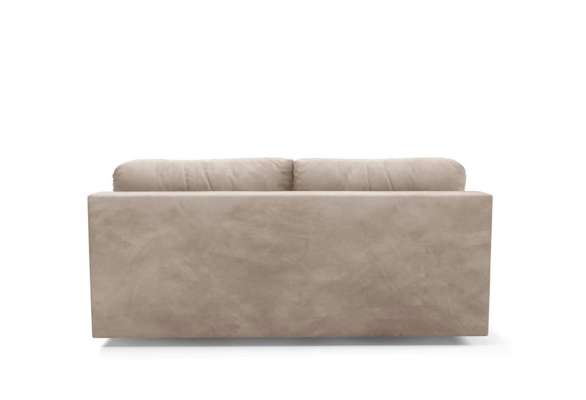 Schlafsofa Mystic Beige B: 220cm - Beige/Schwarz, Design, Textil (220/94/114cm) - Livetastic