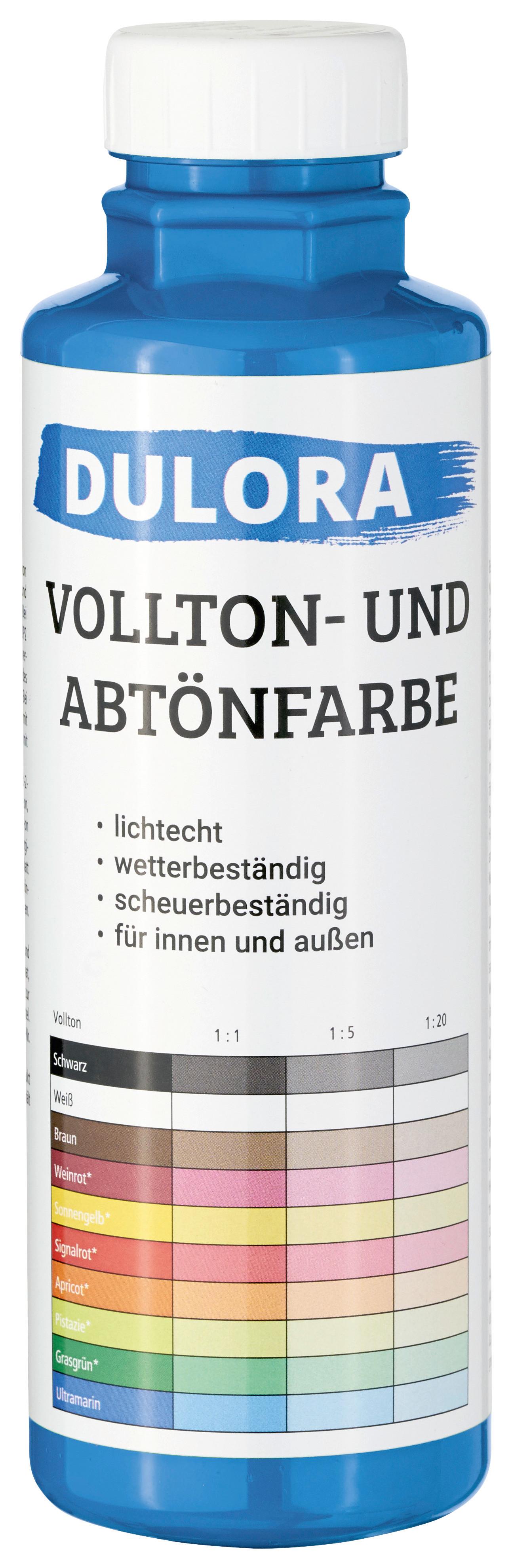 Abtönfarbe Ultramarin 500 ml für 3 M2 Dispersionsfarbe - Basics (0,5l) - Dulora