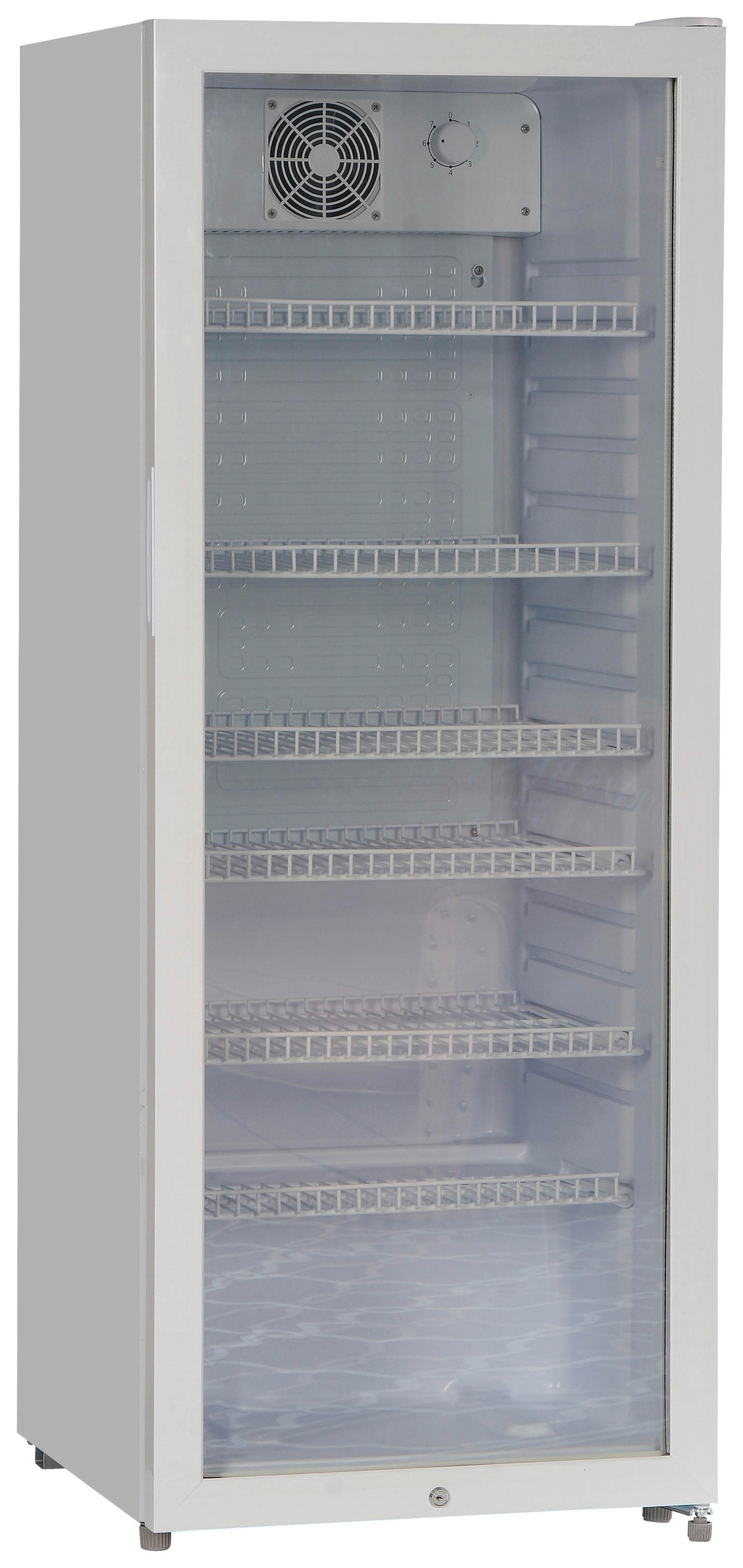 Getränkekühlschrank G-KS 243 Weiß, EEKL: C - Weiß, Basics, Glas/Kunststoff (54.5/140.5/56.5cm) - Silva Homeline
