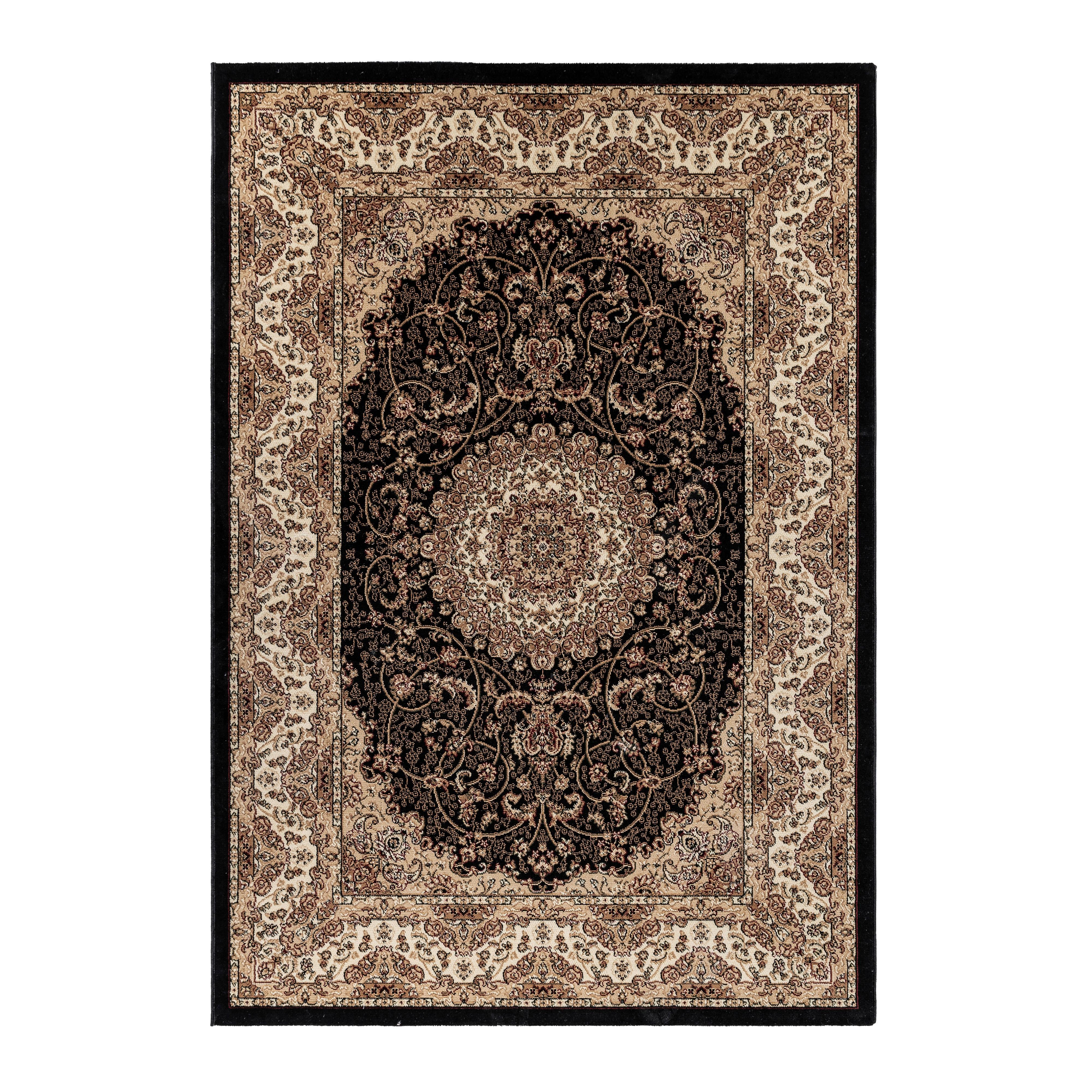 Webteppich Kashmir - Schwarz, KONVENTIONELL, Textil (300/400cm)