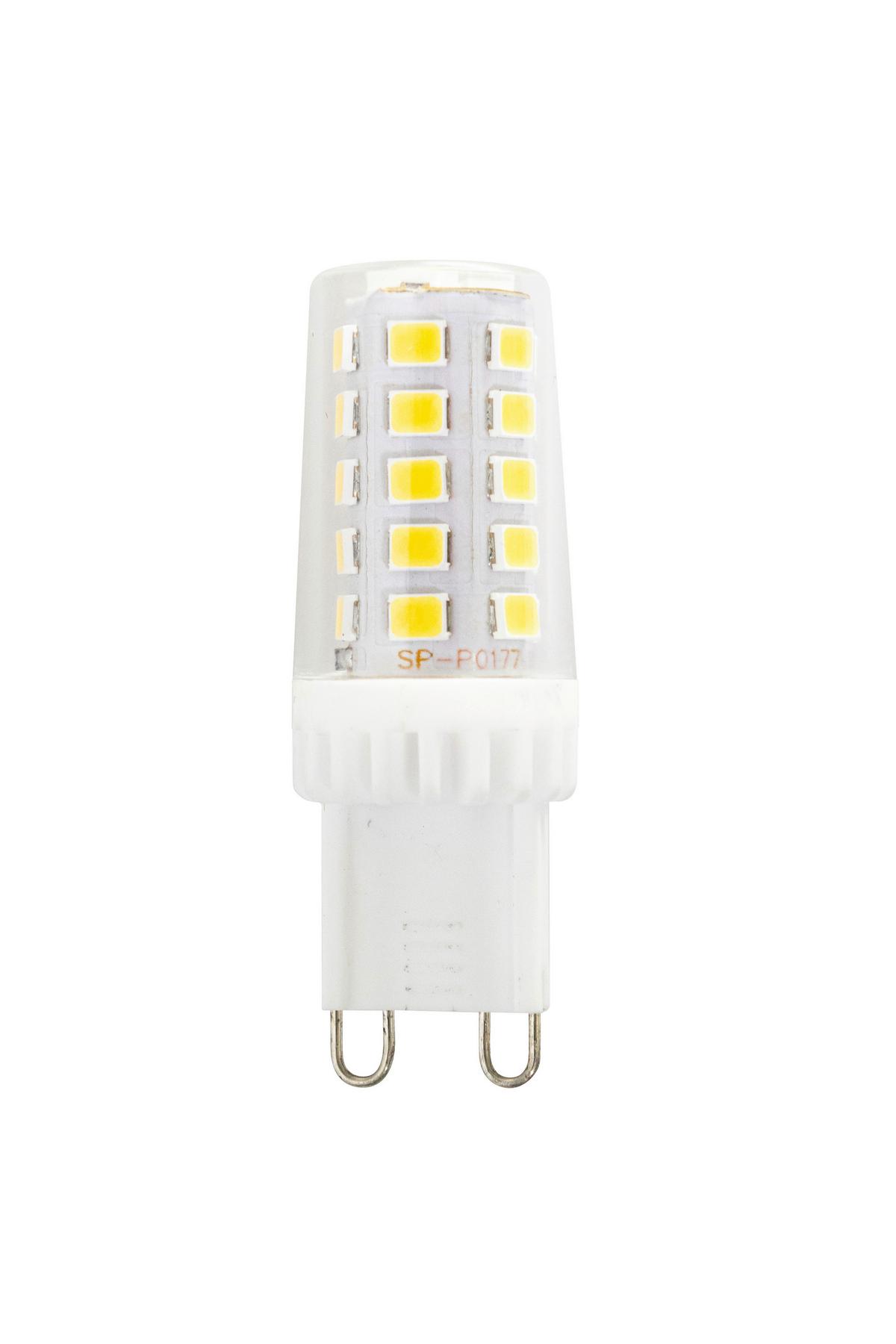 Led Izzó 3,5w/g9 - fehér/átlátszó, Basics, műanyag/fém (1,6/4,9cm)