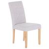 Esszimmerstuhl John Naturfarben Gepolstert - Beige/Naturfarben, KONVENTIONELL, Holzwerkstoff/Textil (43,5/94/59cm)