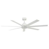 Deckenventilator Atlanta Weiß 7-Flügel, LED-Leuchte - Weiß, Basics, Kunststoff/Metall (137/35cm) - P & B