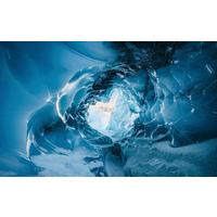 Fototapete The Eye Of The Glacier - Blau, Trend, Textil (450/280cm)
