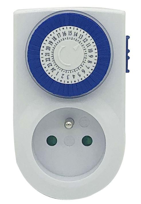 Časový spínač Tick - bílá, kov/plast (11,9/7,3cm) - Modern Living