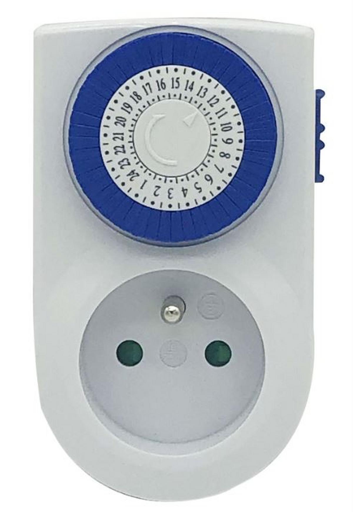 Časový spínač Tick - bílá, kov/plast (11,9/7,3cm) - Modern Living
