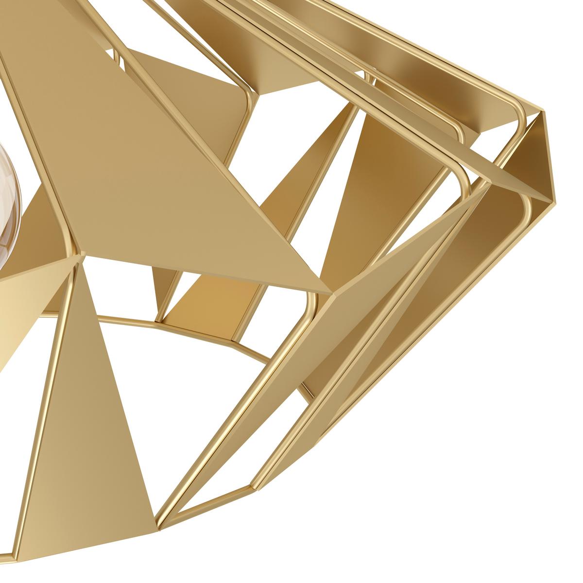 Deckenleuchte 43908*carlton - Goldfarben, Design, Metall (47/23,5cm) - Eglo