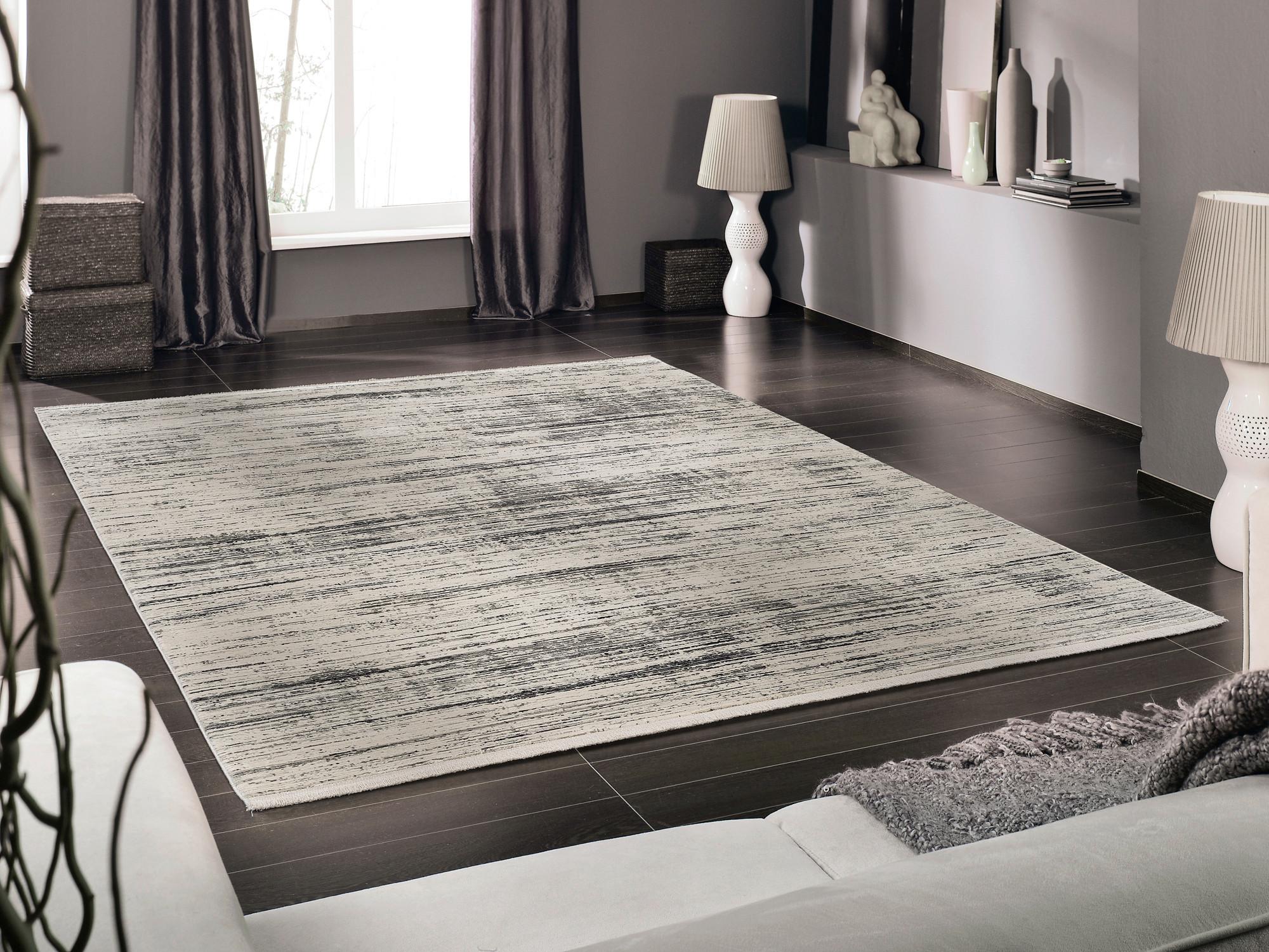 Webteppich Brest 80x150 cm - Grau, Design, Textil (80/150cm) - Dieter Knoll