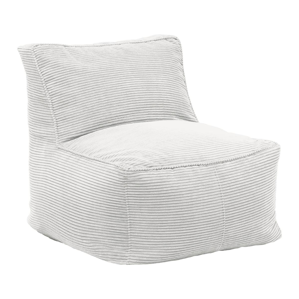 Sedací vak CAROLINE, béžový manšestr, max. 90 kg - béžová, Moderní, textil (75/84/88cm) - Mömax