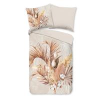 Wendebettwäsche Gia Braun Beige 155x220 Cm - Beige/Braun, Natur, Textil (155/220cm)