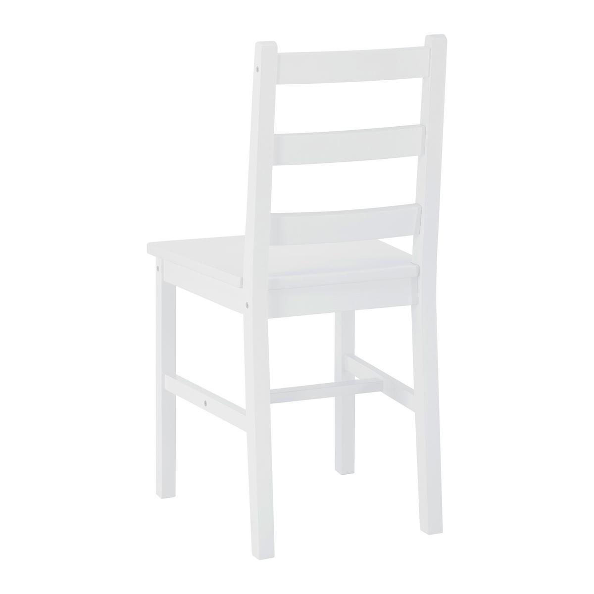Jídelní set Matias bílá - bílá, Moderní, dřevo (75/75/73cm) - Bessagi Home