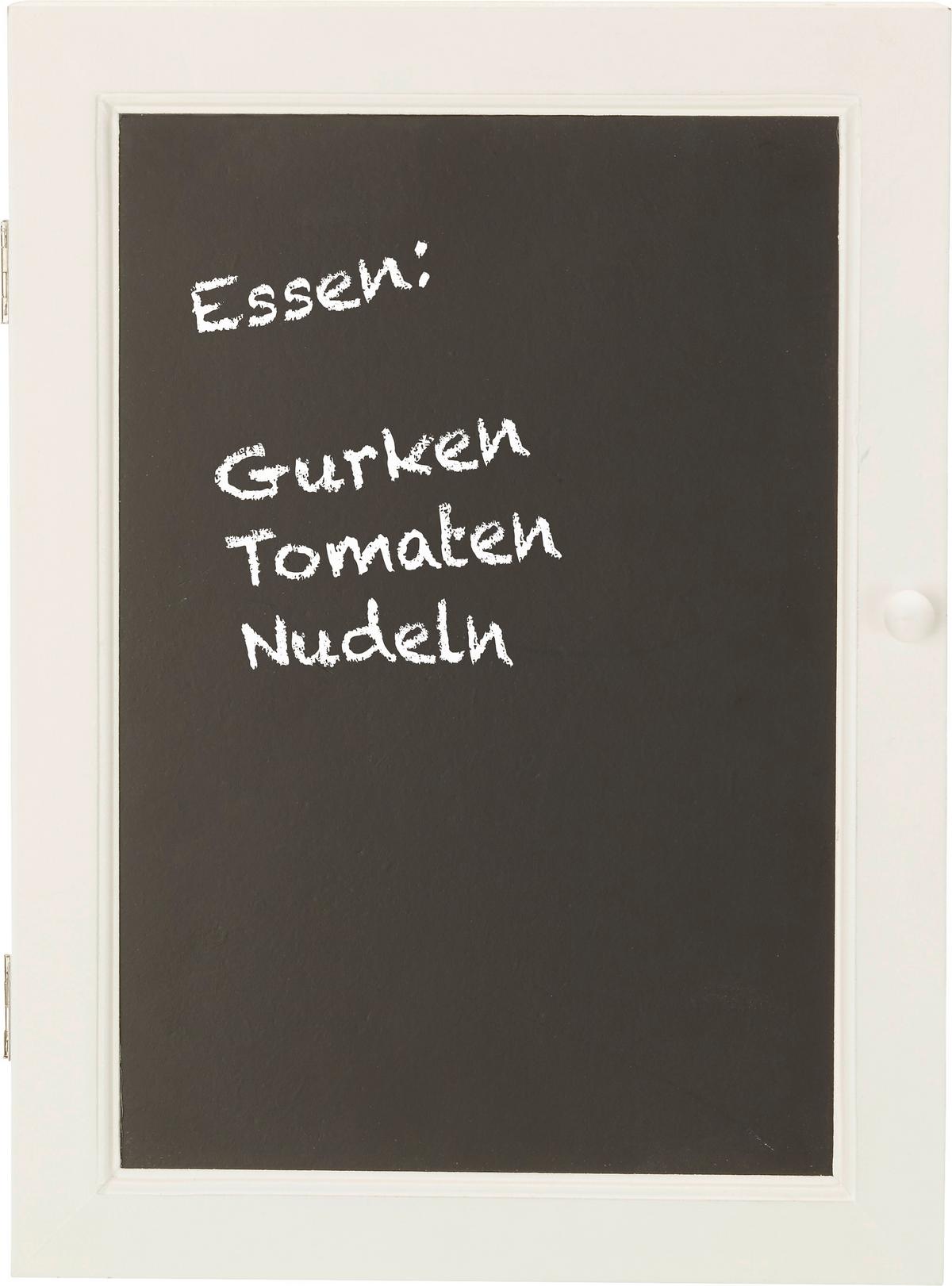 SKRINKA NA KĽÚČE TILL - biela, kov/kompozitné drevo (22/30/6cm) - Mömax