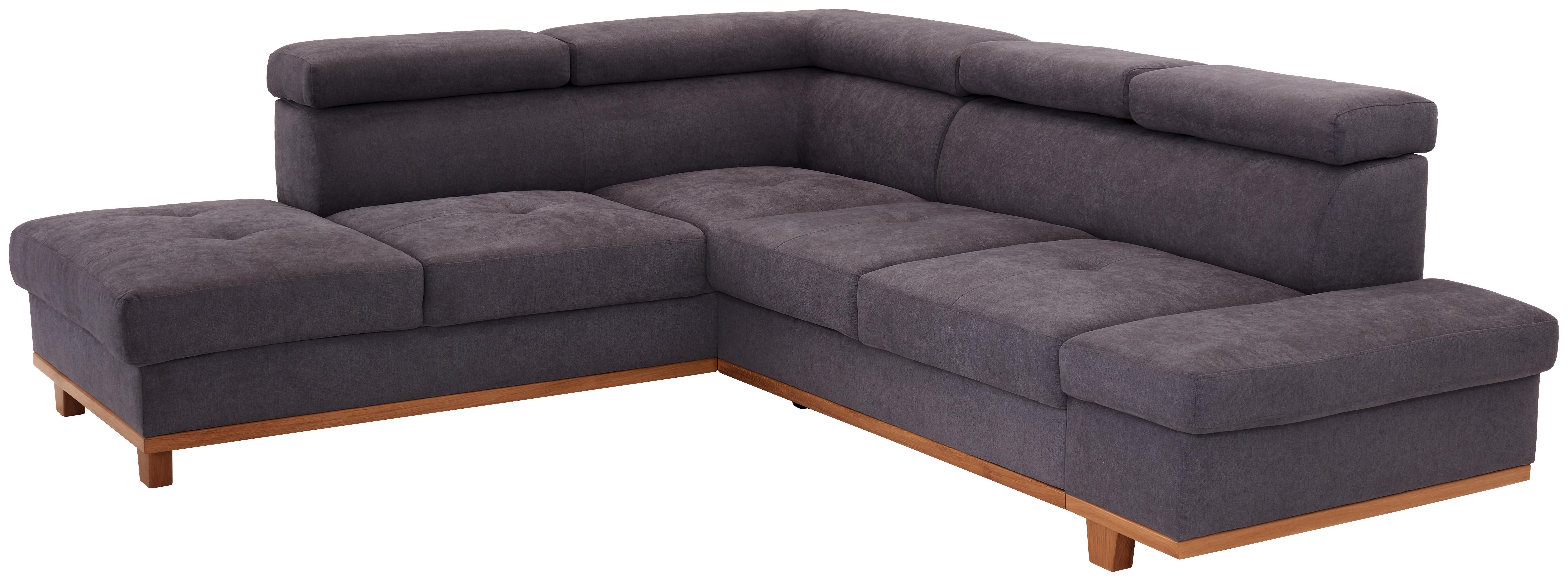 Wohnlandschaft In L-Form Imola 225x265 cm - Eichefarben/Grau, MODERN, Textil (225/265cm) - Luca Bessoni