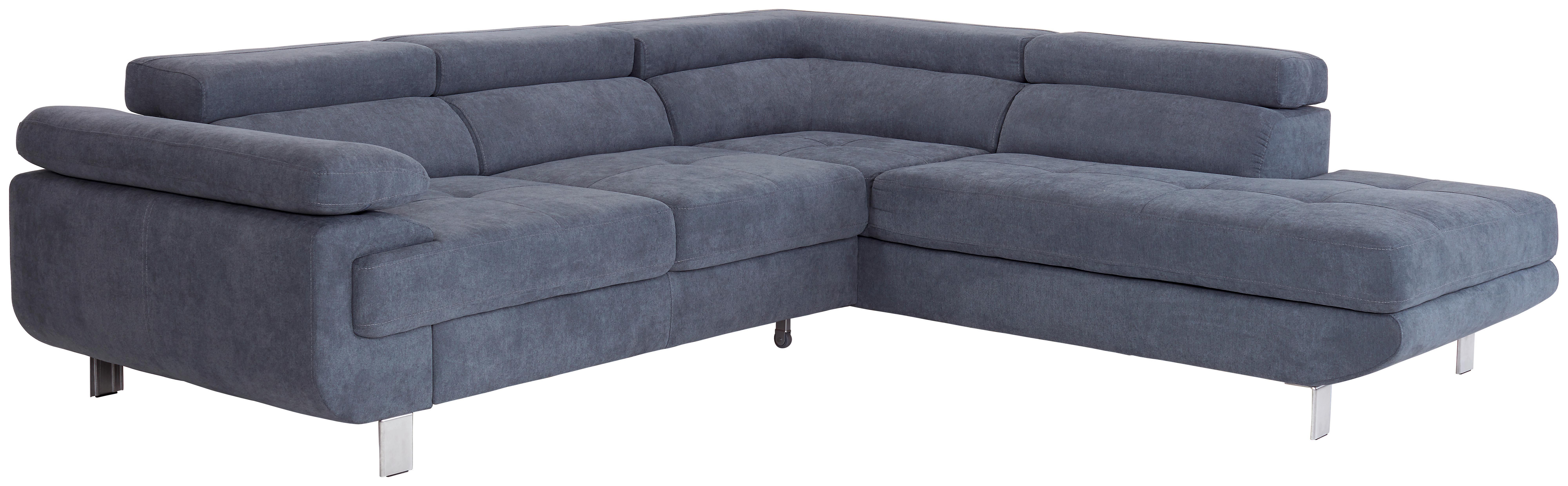 Sarokgarnitúra Savona - Antracit, modern, Textil (280/230cm) - Ondega