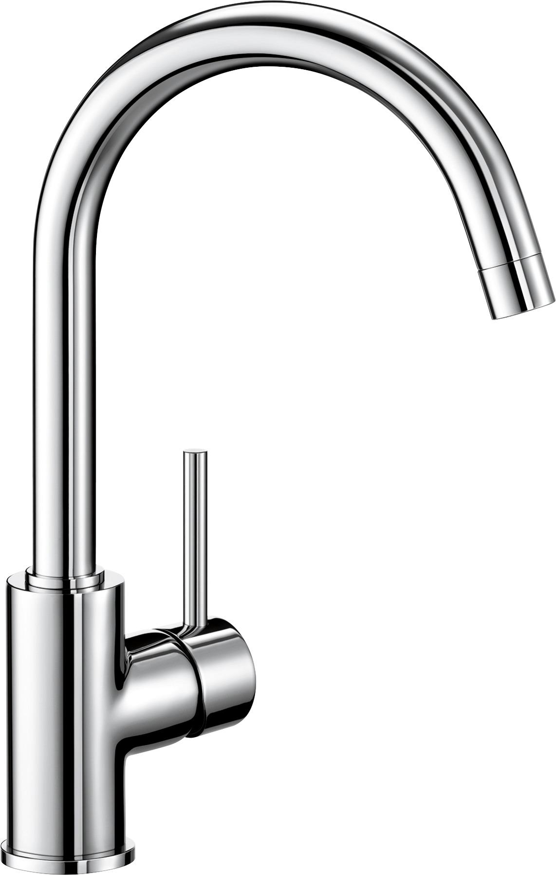 Küchenarmatur Blanco Mida Chrom Hd - Edelstahlfarben, KONVENTIONELL, Metall (10,6/32,7/18,2cm) - Blanco