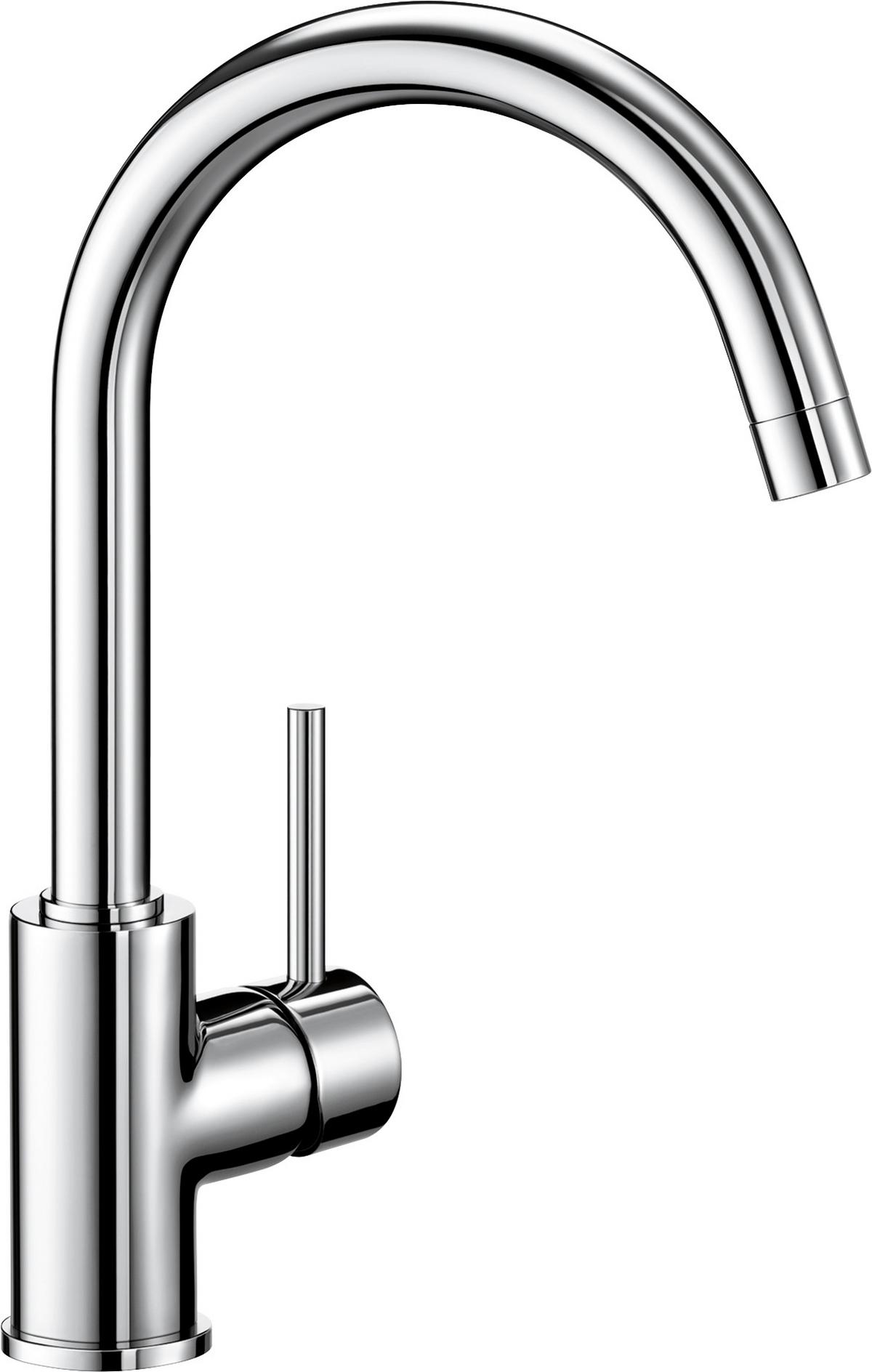 Küchenarmatur Blanco Mida Chrom Hd - Edelstahlfarben, KONVENTIONELL, Metall (10,6/32,7/18,2cm) - Blanco
