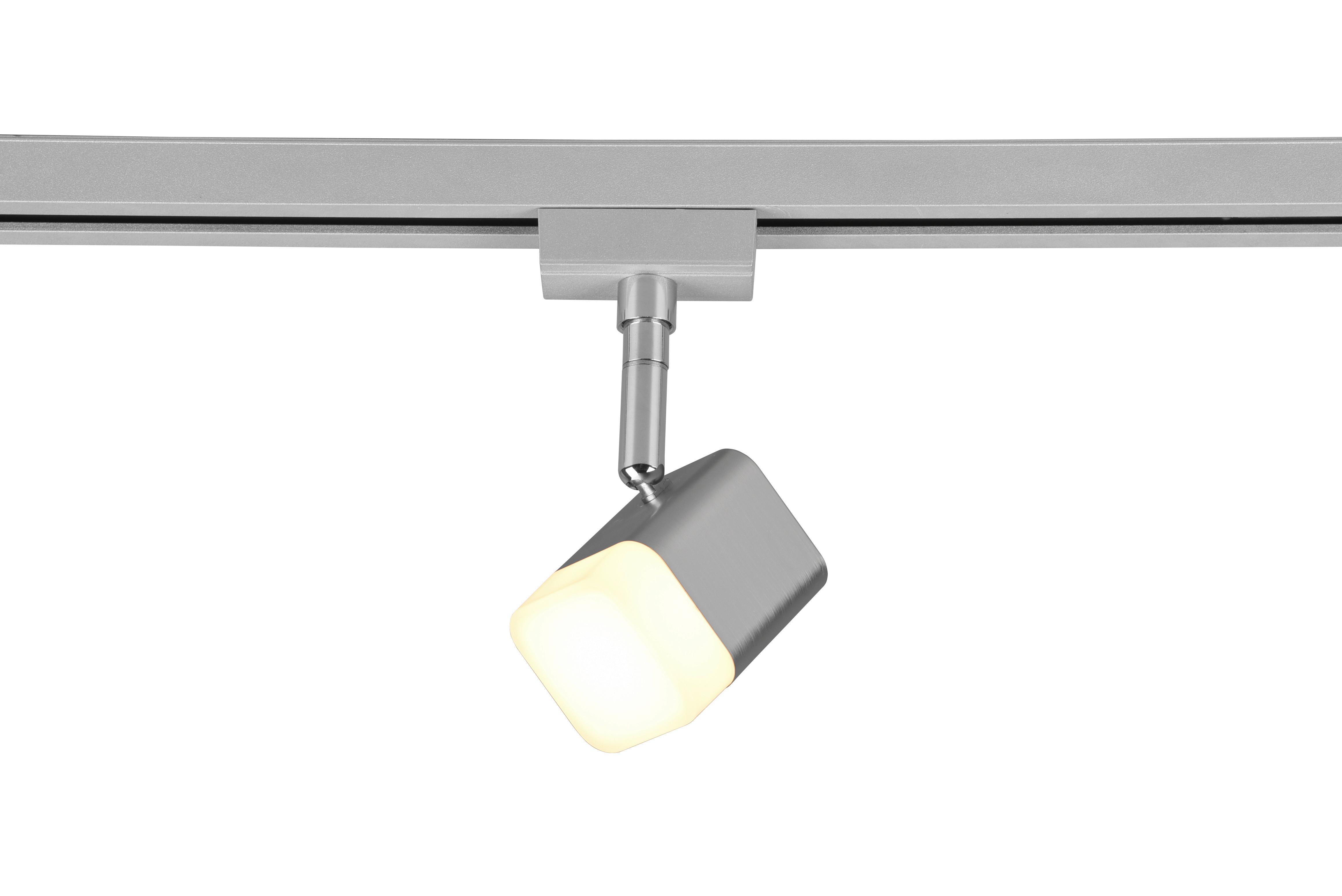 Deckenleuchte Duoline Spot Roubaix L: 5 cm, dimmbar - Nickelfarben, Basics, Metall (5,0/14,0/8,5cm) - Trio Leuchten