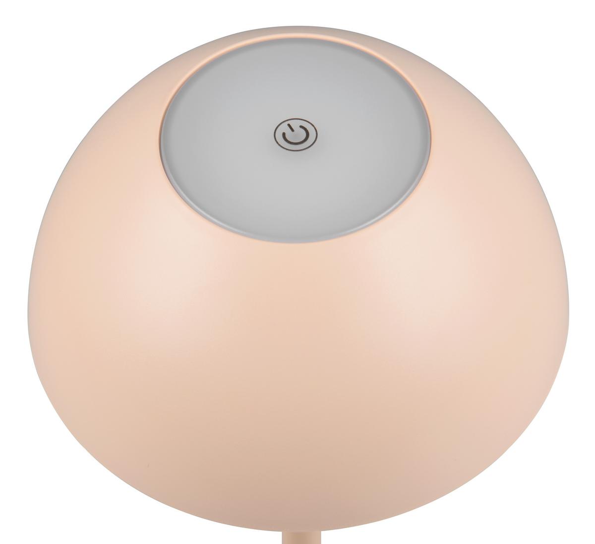 Akku-tischleuchte R54106166 Ricardo - Sandfarben, Trend, Kunststoff (13,5/30cm)