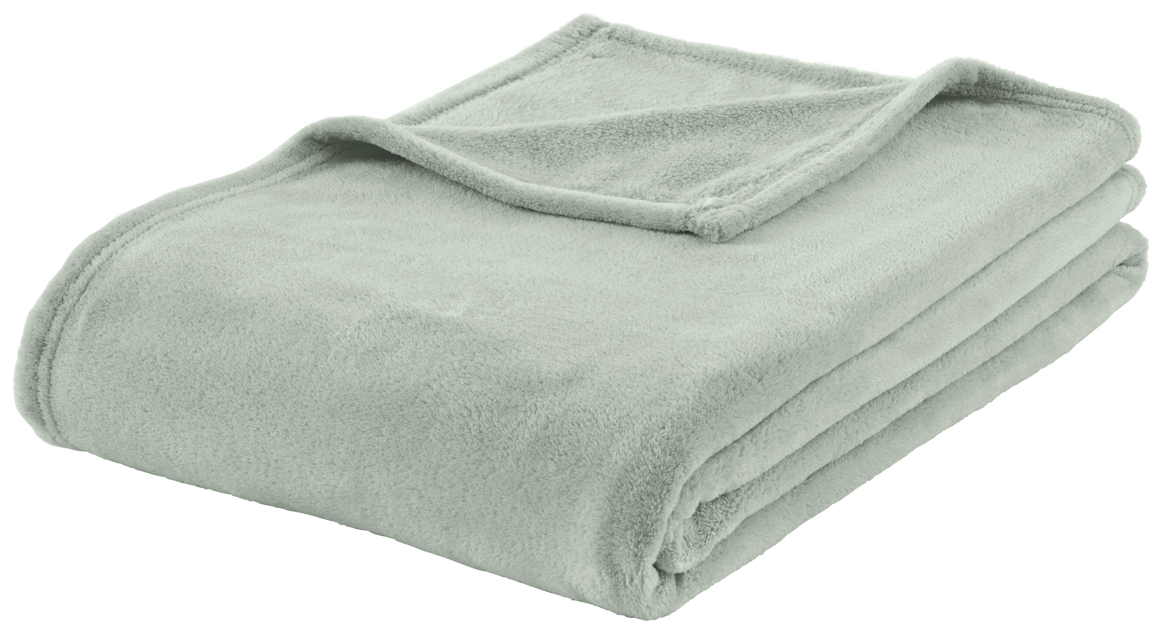 Mäkká deka Kuschelix, 140/200cm, zelená - šalviovozelená, textil (140/200cm) - Modern Living