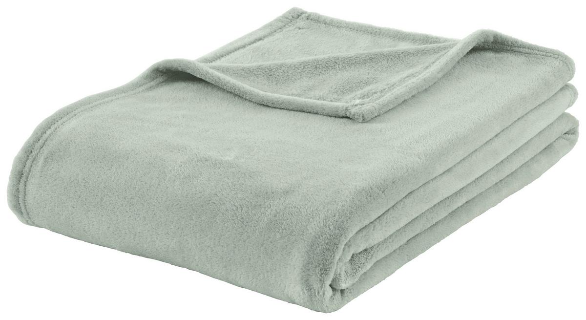 Mäkká deka Kuschelix, 140/200cm, zelená - šalviovozelená, textil (140/200cm) - Modern Living