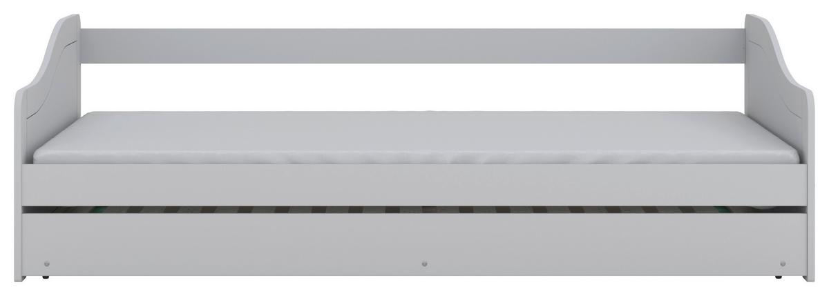 Kinder-/Juniorbett Blanka Weiß B: 90cm - Birkefarben/Weiß, MODERN, Holz/Holzwerkstoff (90/200cm) - MID.YOU
