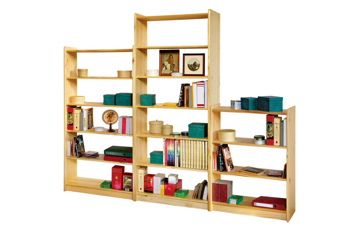 Standregal Naturfarben B: 80cm - Naturfarben, Natur, Holz (80/100/30cm) - Livetastic