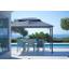 Pavilon Malta - antracitová, kov/textil (300/275/400cm) - Modern Living Pavilon Malta - antracitová, kov/textil (300/275/400cm) - Modern Living