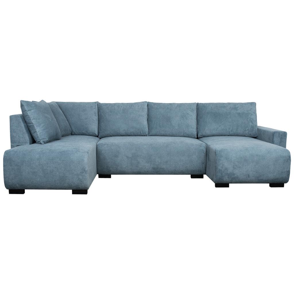 Wohnlandschaft Veronice Blau B: 313 cm