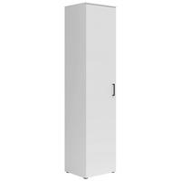 Skříň MULTISTAURAUM š: 45 cm - bílá/černá, Moderní, kompozitní dřevo/plast (45/195/40cm)