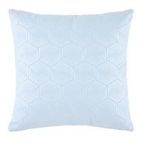 DEKORAČNÝ VANKÚŠ SHINY GRAFIK -EXT- - svetlomodrá/strieborná, Romantik / Landhaus, textil (45/45cm) - Mömax