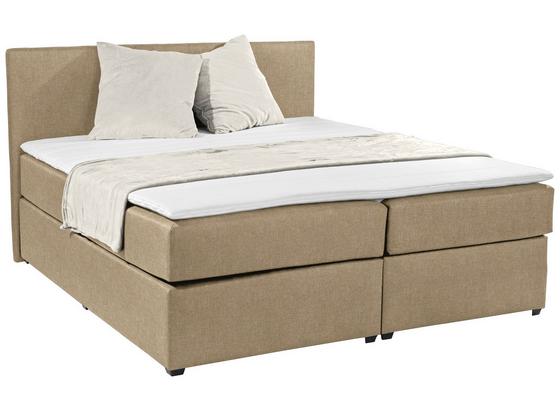 Boxspringbett Titania 180x200 Beige - Beige/Schwarz, KONVENTIONELL, Textil (180/200cm) Boxspringbett Titania 180x200 Beige - Beige/Schwarz, KONVENTIONELL, Textil (180/200cm)