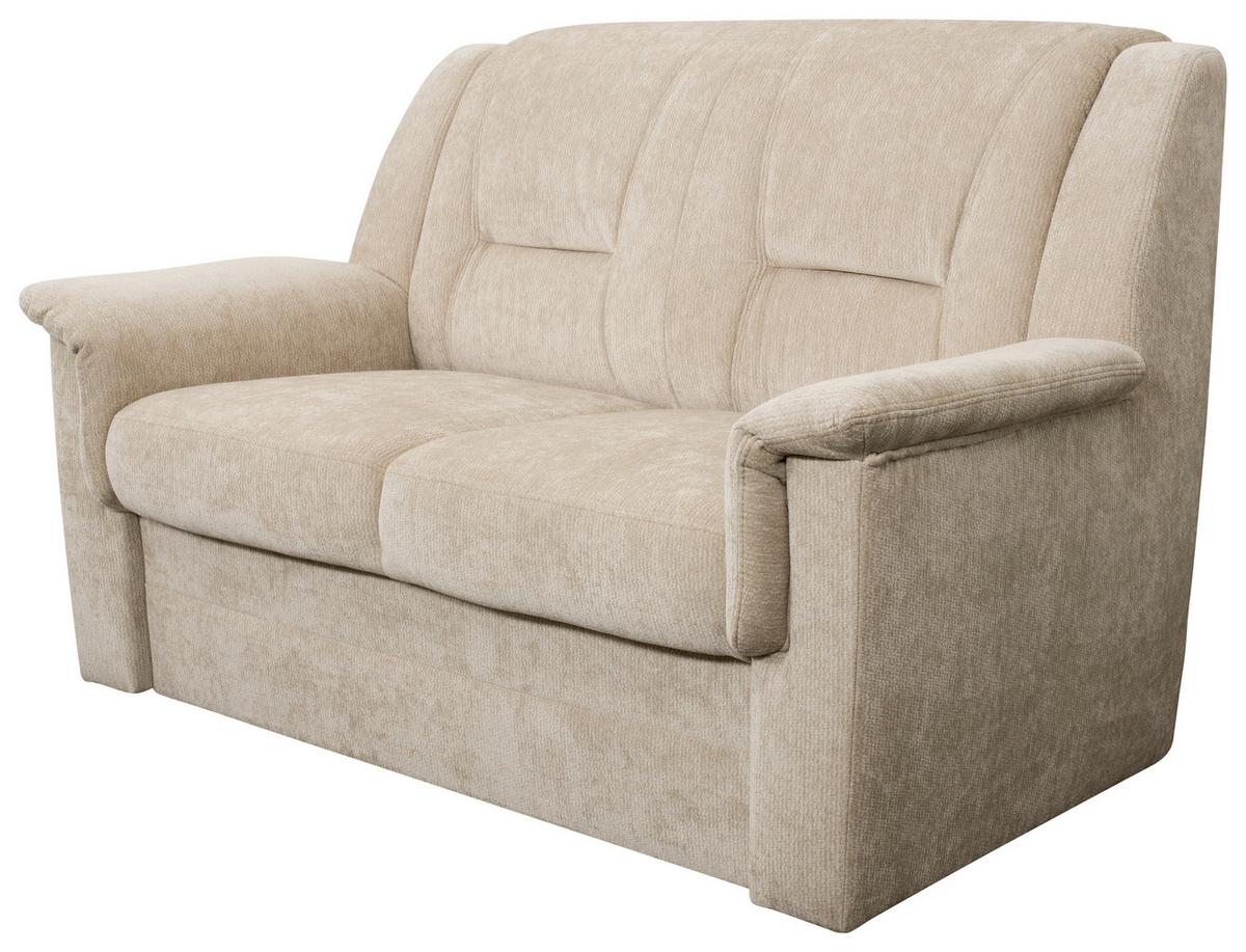 2-SITZER-SOFA Rafael, Beige B: 152 cm - Beige/Schwarz, Trend, Textil (152/95/95cm)
