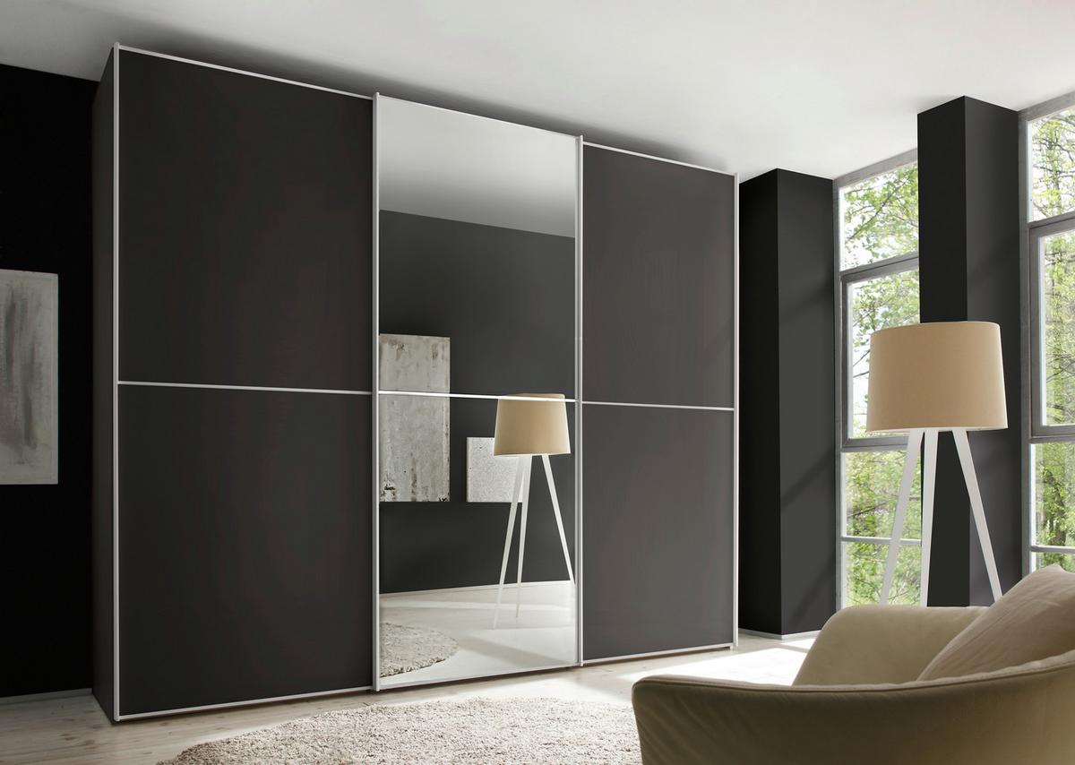 Schwebetürenschrank Mit Laden 167 Cm Includo, Weiß - Weiß, MODERN (167/222/68cm) - MID.YOU