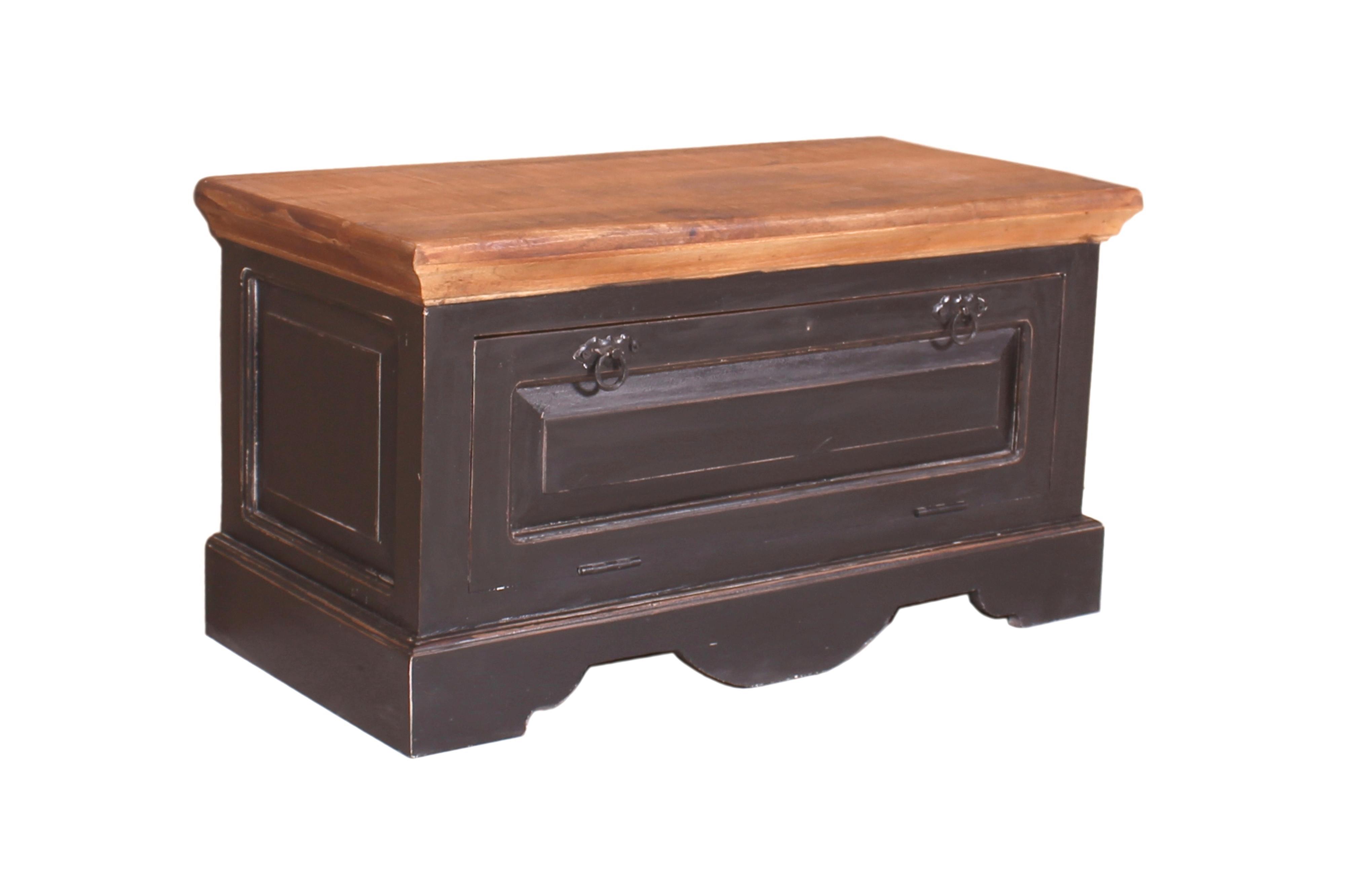 SCHUHSCHRANK Honig/Schwarz B: 85cm - Schwarz/Honig, Design, Holz/Holzwerkstoff (85/45/40cm) - MID.YOU
