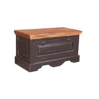 SCHUHSCHRANK Honig/Schwarz B: 85cm - Schwarz/Honig, Design, Holz/Holzwerkstoff (85/45/40cm) - MID.YOU