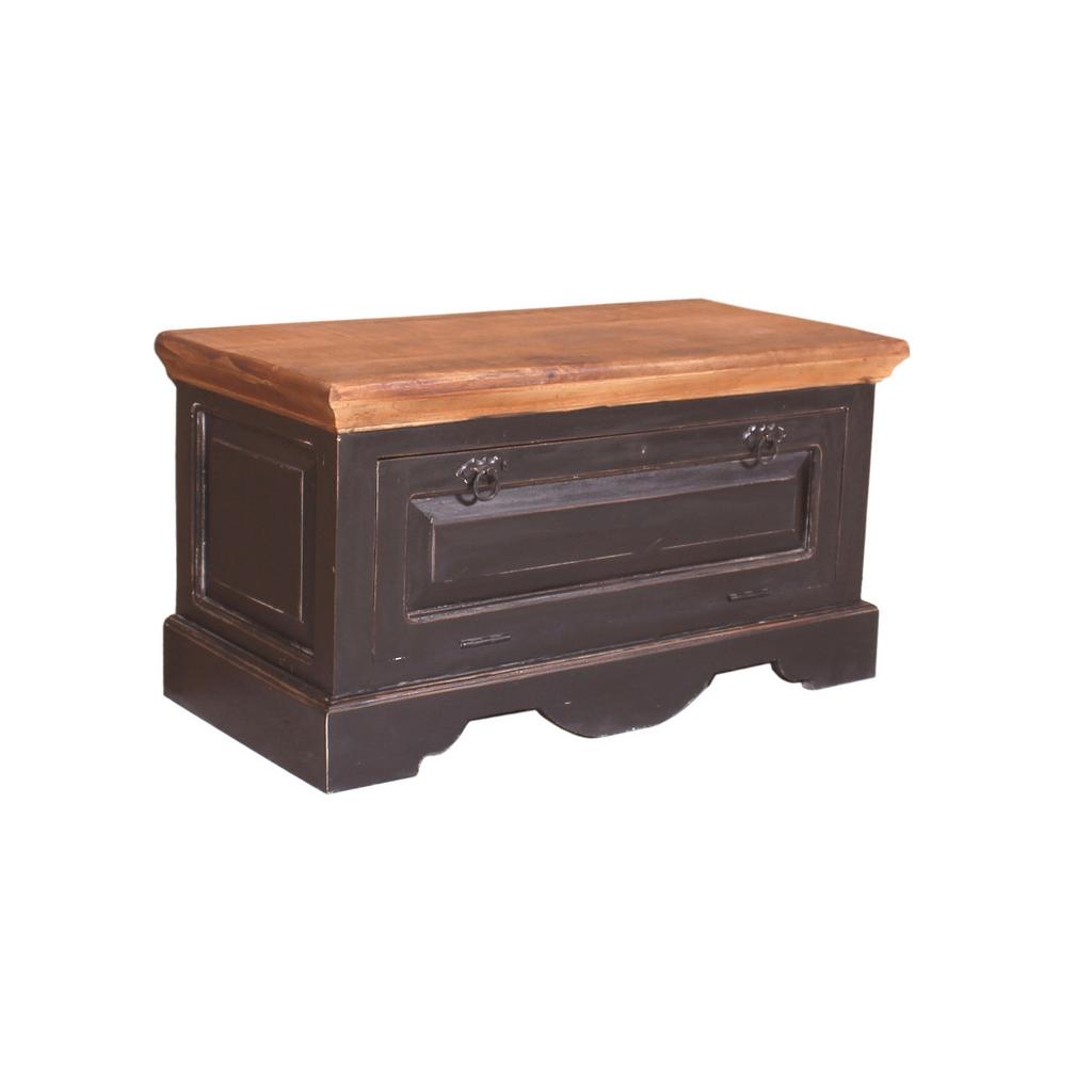 SCHUHSCHRANK Honig/Schwarz B: 85cm
