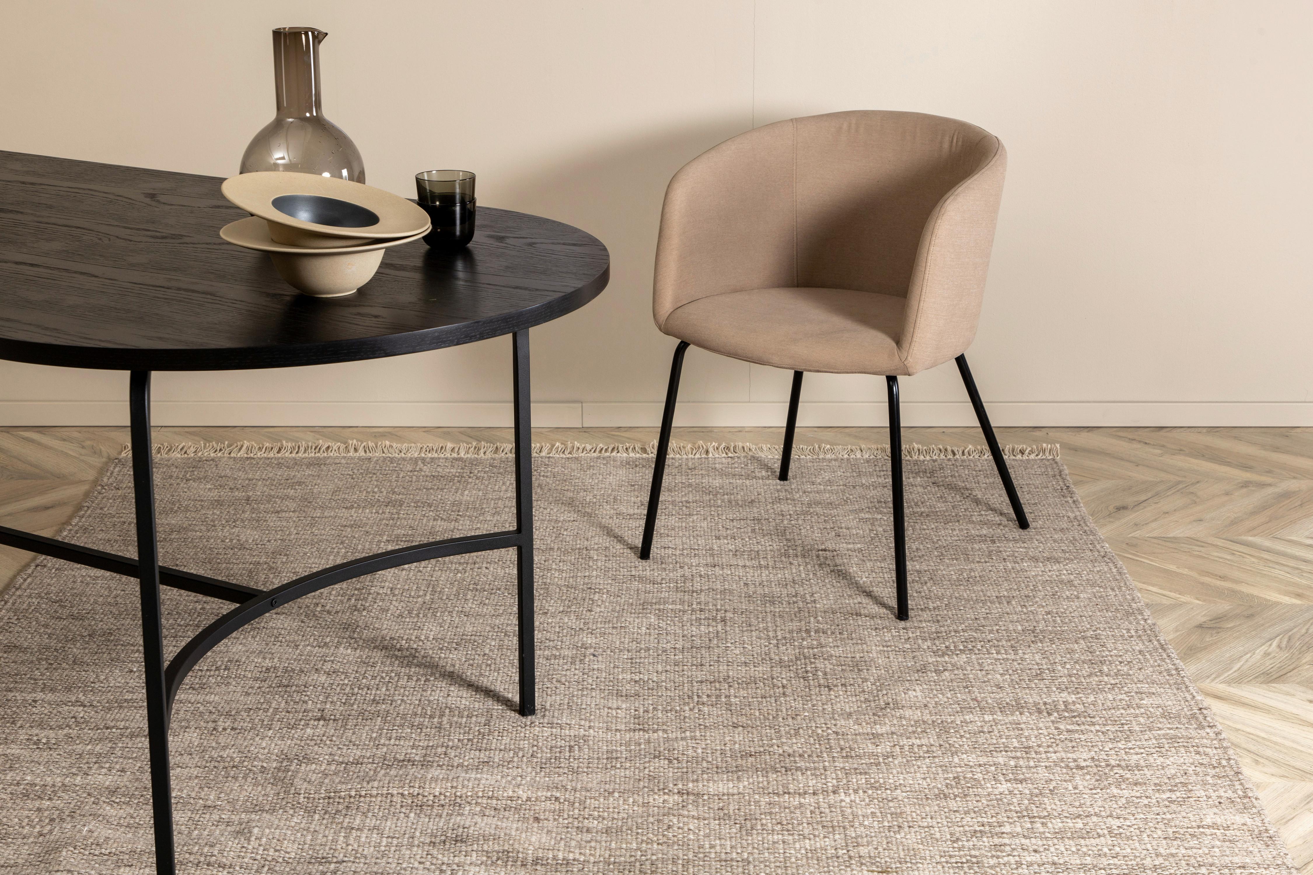 Flachwebteppich Cyrus - Beige, LIFESTYLE, Textil (160/230cm) - P & B