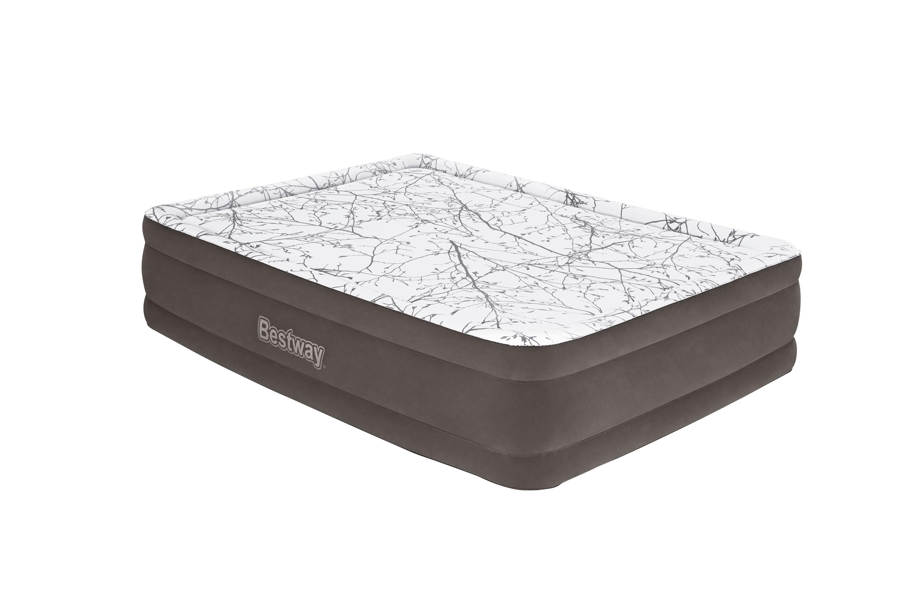Luftbetten Foamtop Comfort Queen LxBxH 203x152x46cm + Pumpe