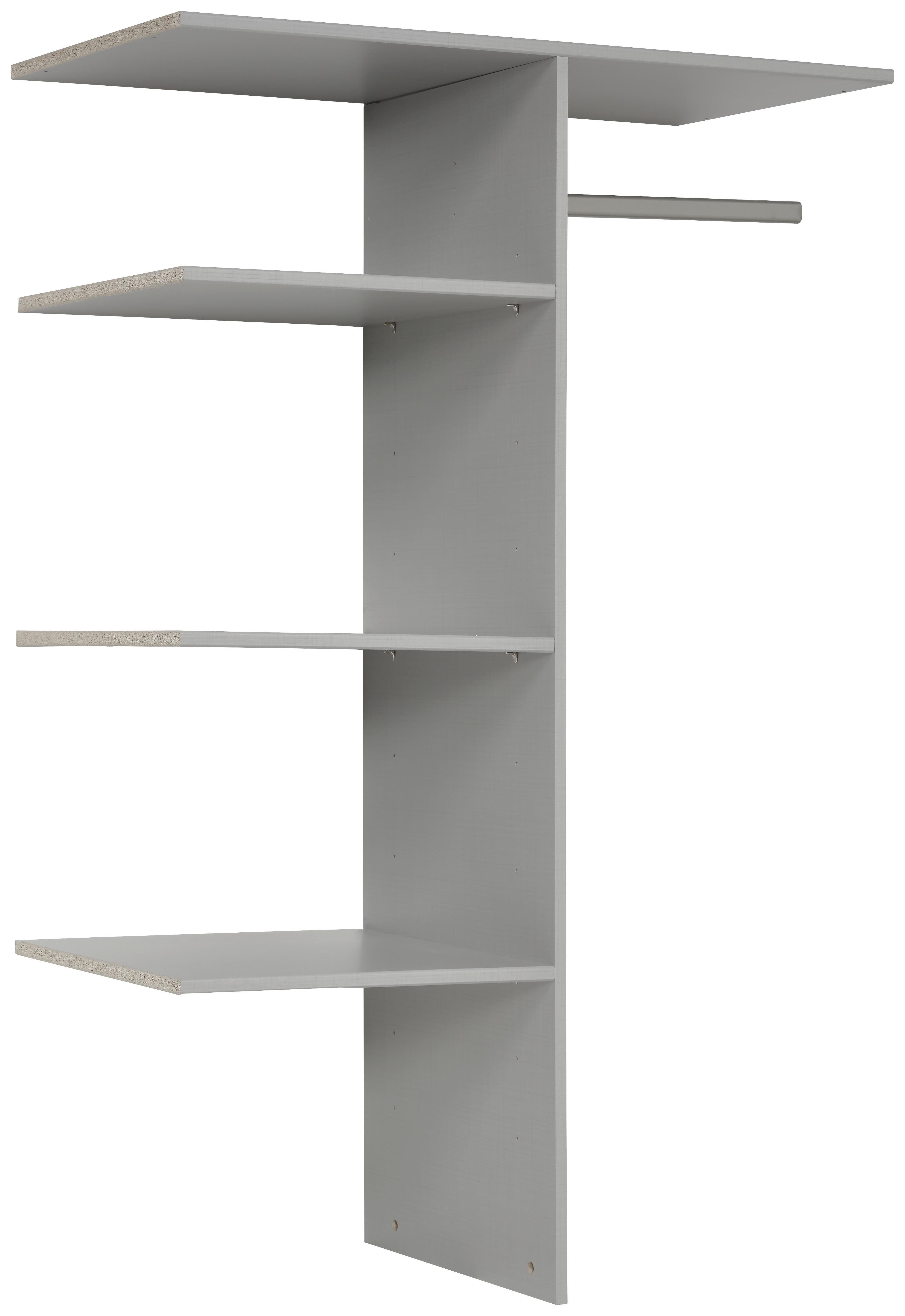 Inneneinteilung Wäscheeinteilung Fresh - Grau, MODERN, Holzwerkstoff (96/150/50cm) - MID.YOU