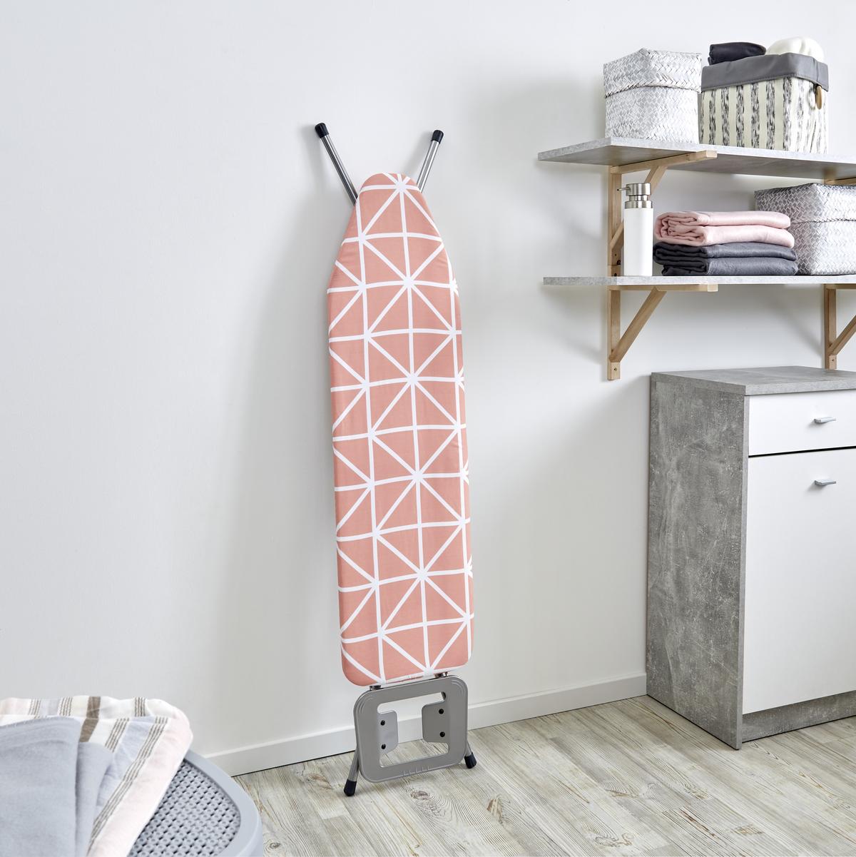 Vasalódeszka Basti Graphic Rose - rózsaszín/fehér, Basics, textil (141/90/30cm) - Homezone