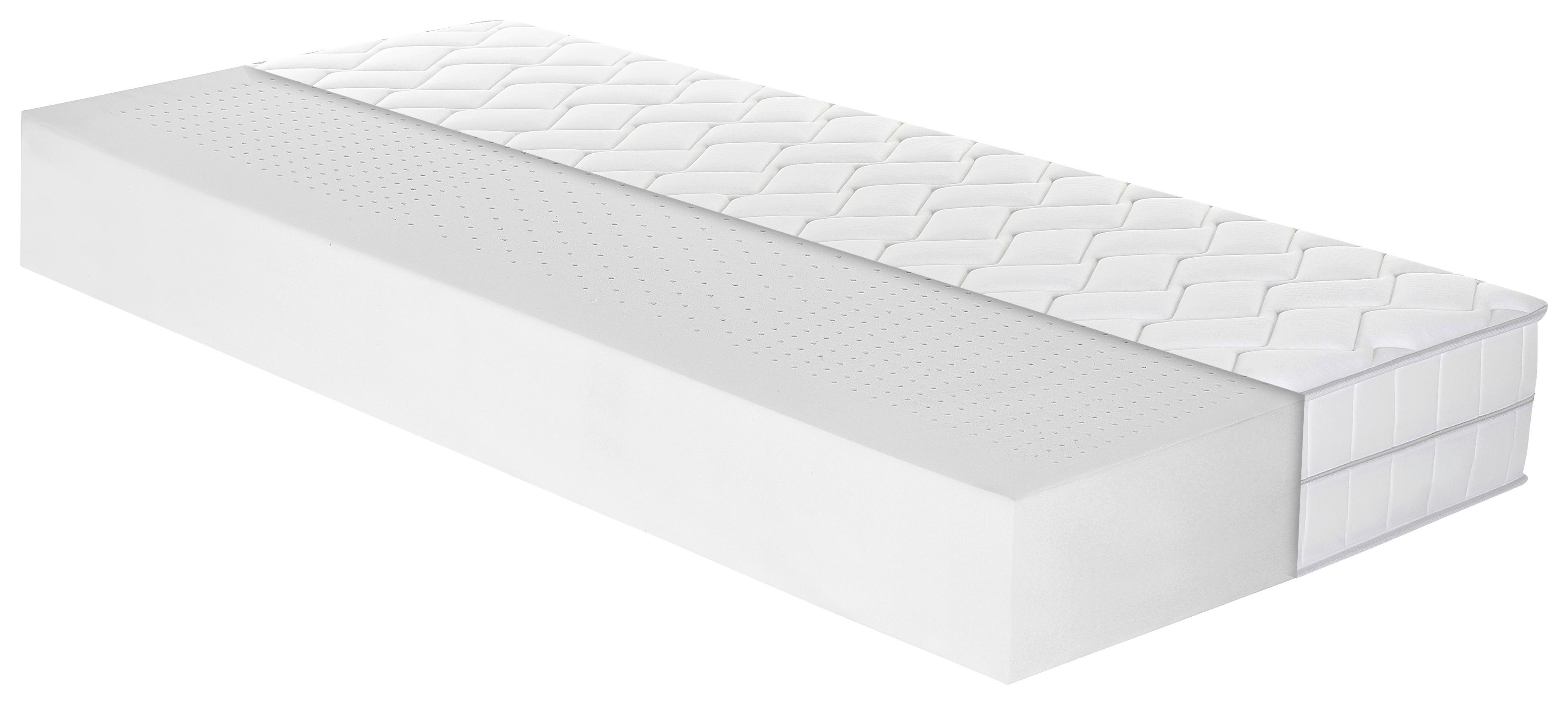 Kaltschaummatratze Air Deluxe 19 - Weiß, Basics, Textil (90/200cm) - MID.YOU