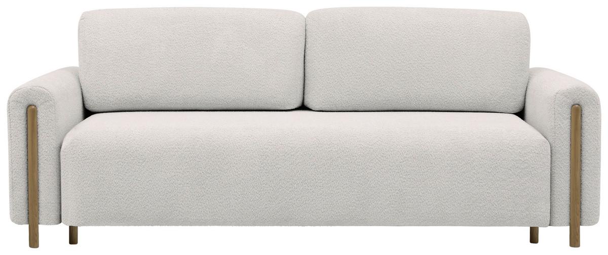Schlafsofa Arcadova Beige B: 244cm - Eichefarben/Beige, Design, Textil (244/97/97cm) - MID.YOU