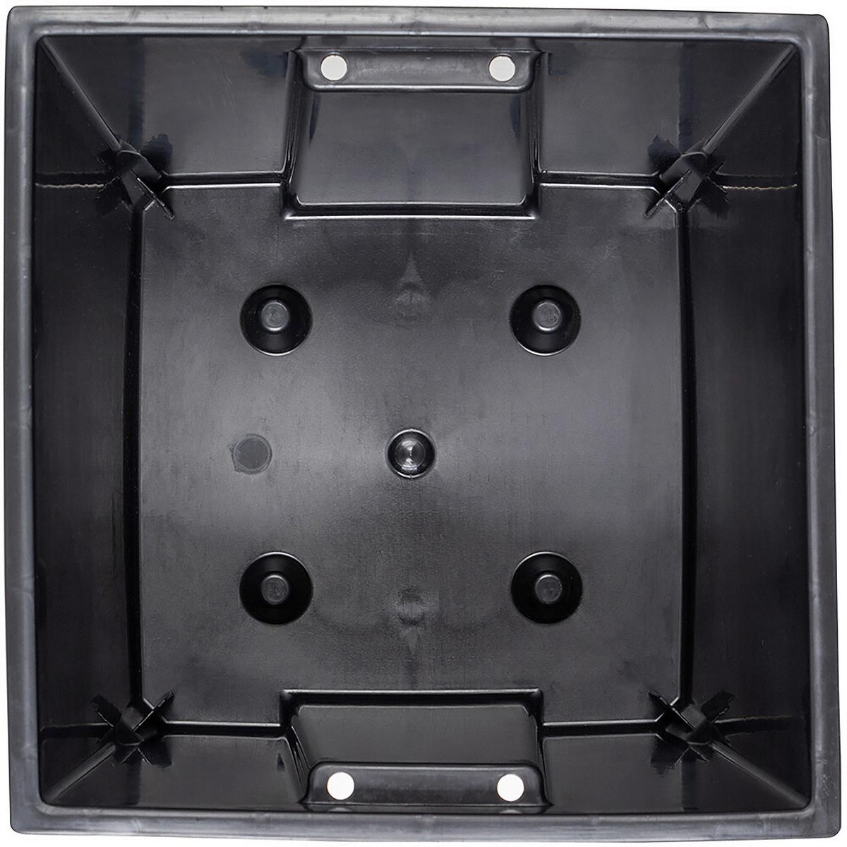 Pflanzentopf Grau B: 30 cm - Grau, Basics, Kunststoff (30/57/30cm) - Siena Garden