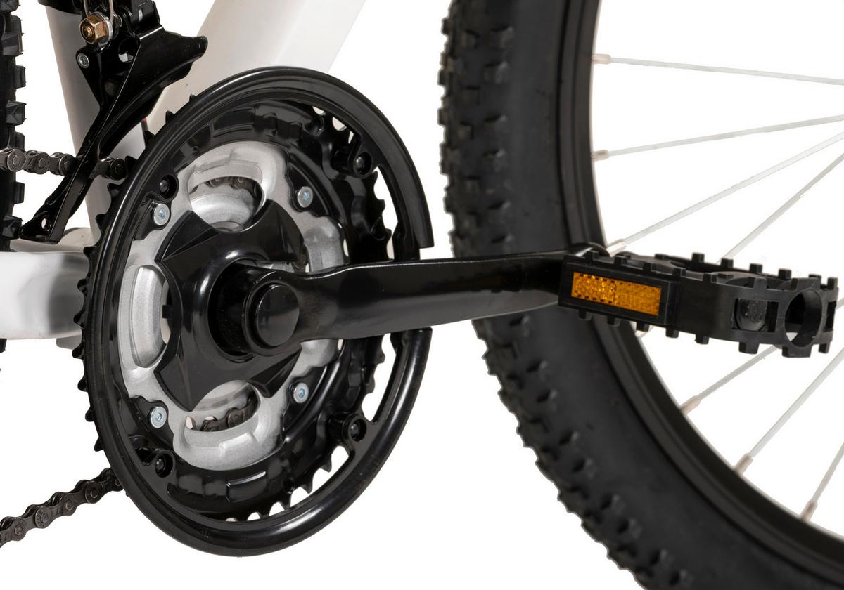 Mountainbike 402m - Weiß, MODERN, Metall (25/140/60cm)