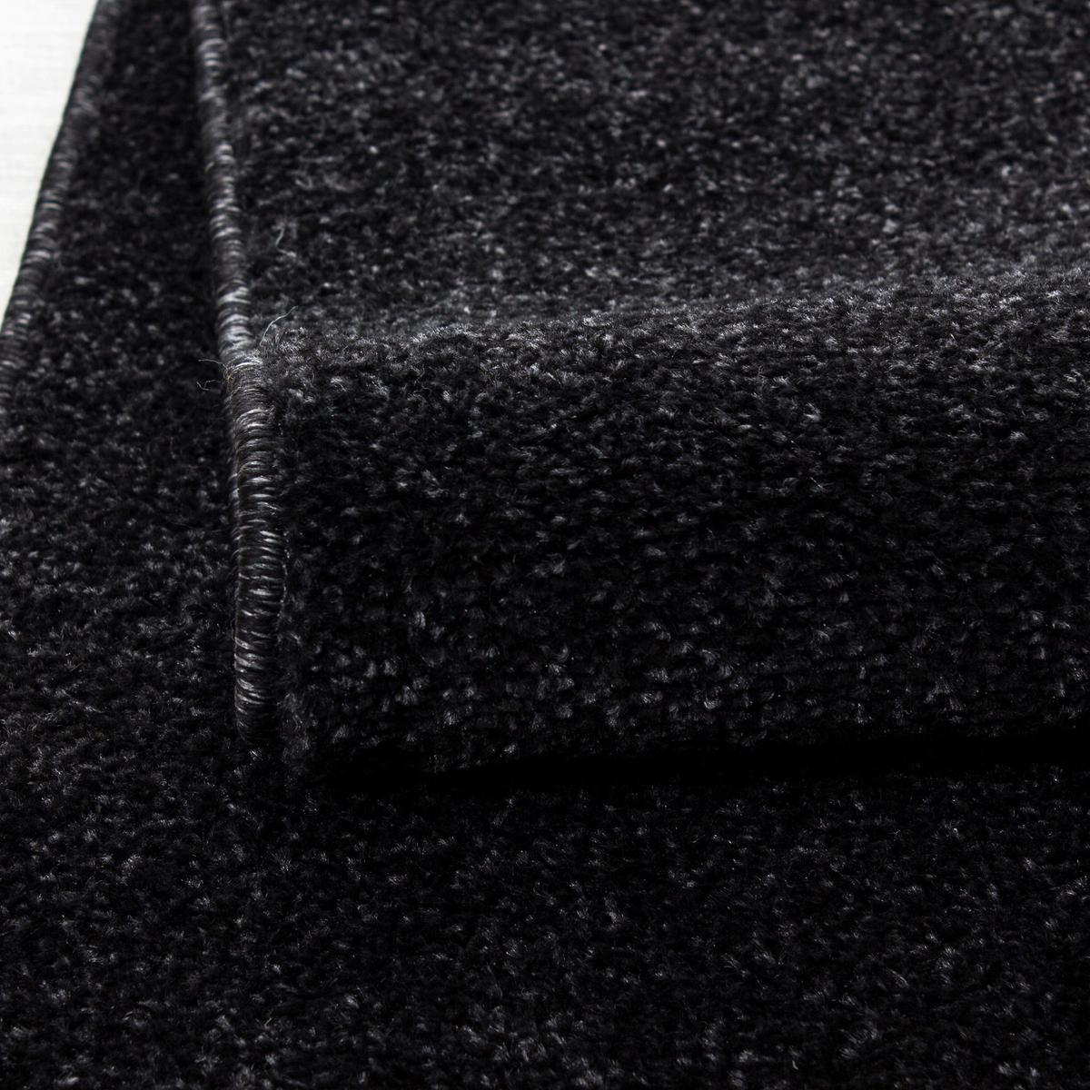 Hochflor Teppich Anthrazit Ata 60x100 Cm - Anthrazit, Design, Textil (60/100cm) - Novel
