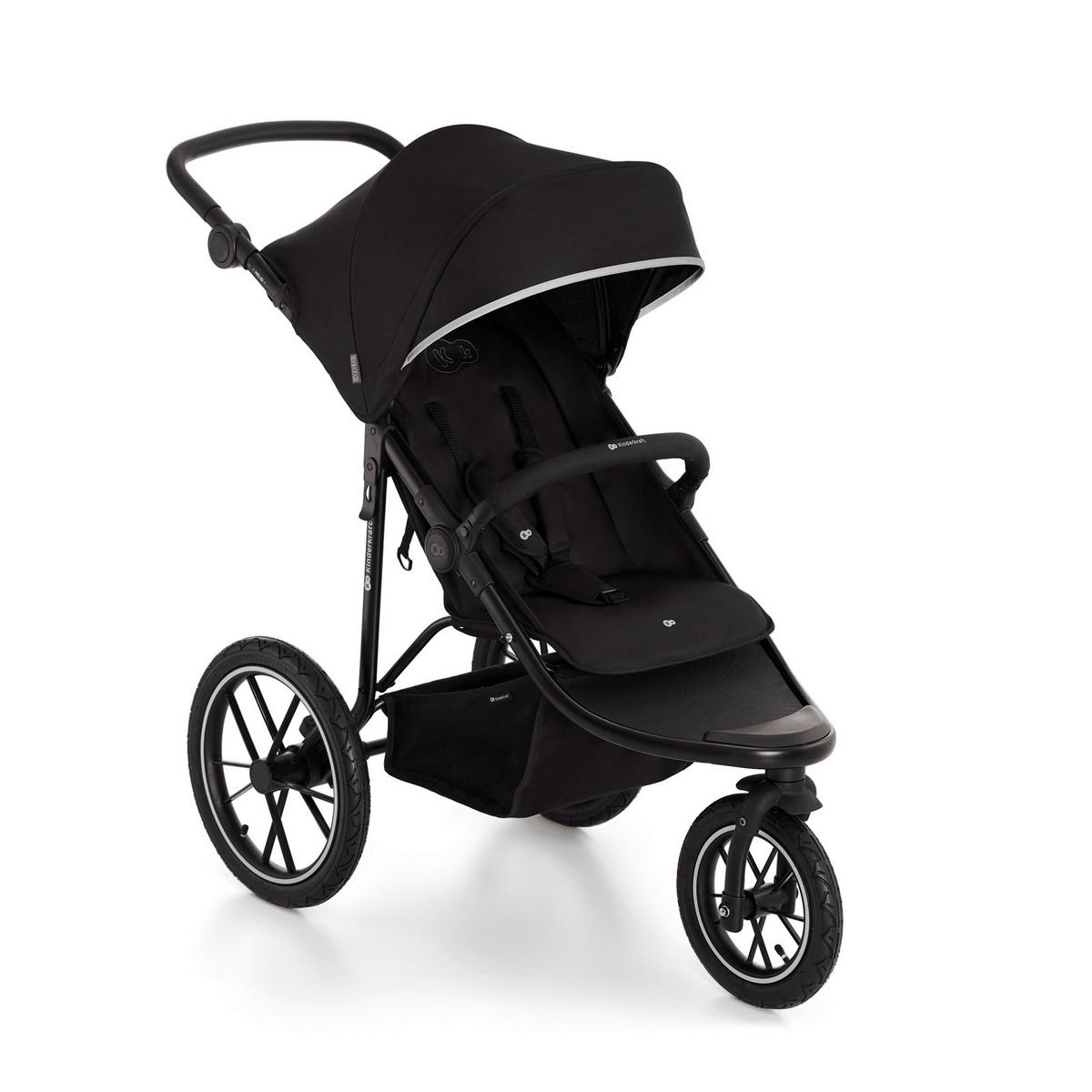 Jogger Helsi 2 B/H/T: 61,5x71-113x126cm - Schwarz, Basics, Metall (61.5/71-113/126cm) - Kinderkraft