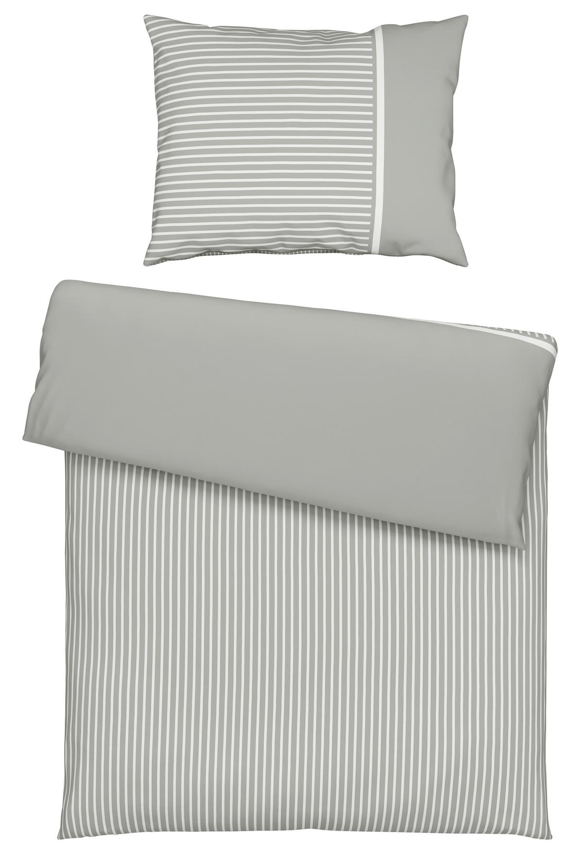 POVLEČENÍ JOHANNES - světle šedá, Konvenční, textil (140/200cm) - Mömax