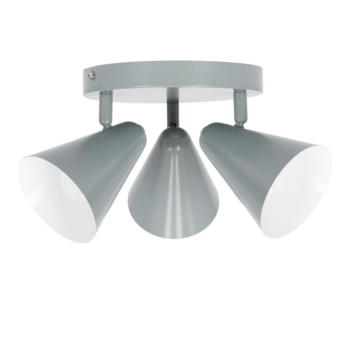 Deckenstrahler 98-63328 Amor - Grau, Trend, Metall (34/34/16cm)