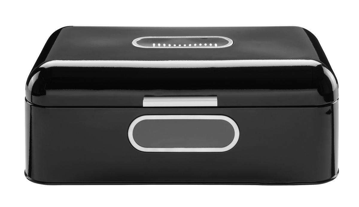 CHLEBNÍK ECHTWERK RETRO - černá, Trend, kov (42,5/23,8/17cm) - Echtwerk