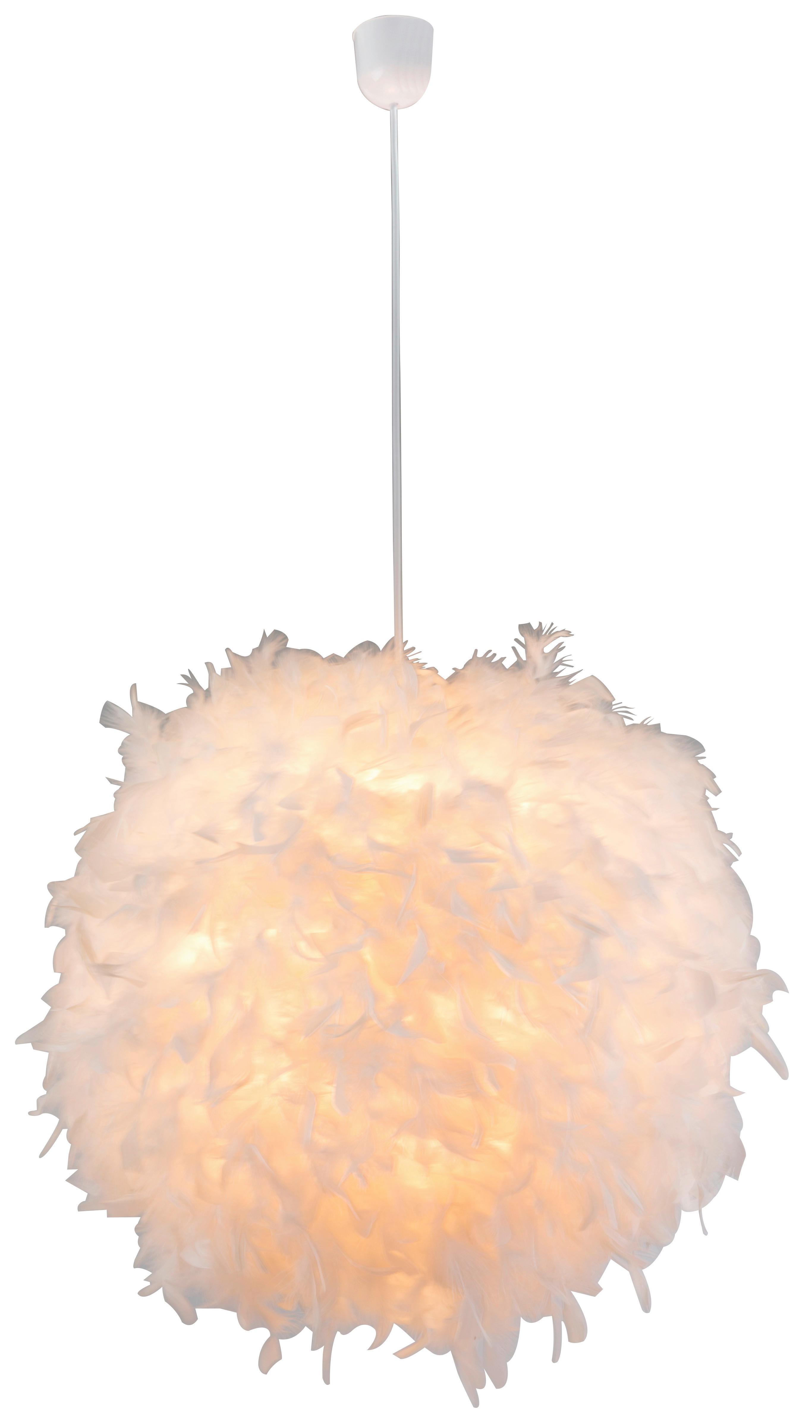 Hängeleuchte Katunga - Weiß, Basics, Kunststoff/Textil (60/130cm) - Globo